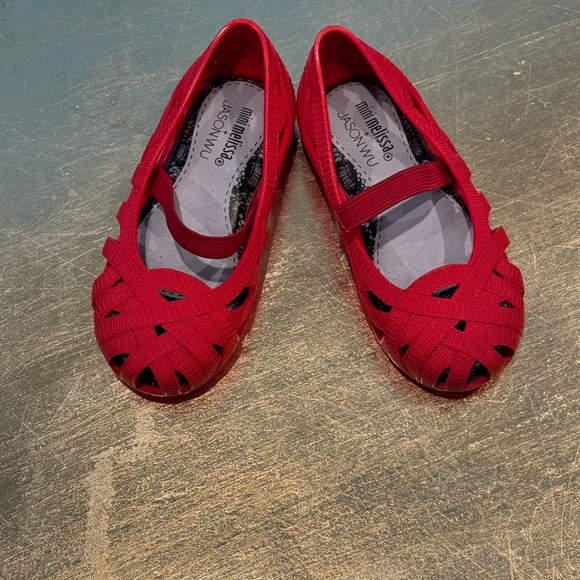 Mini Melissa + Jason Wu Toddler Flats. Size: 7 (2 year old Toddler Girl) - Picture 6 of 6